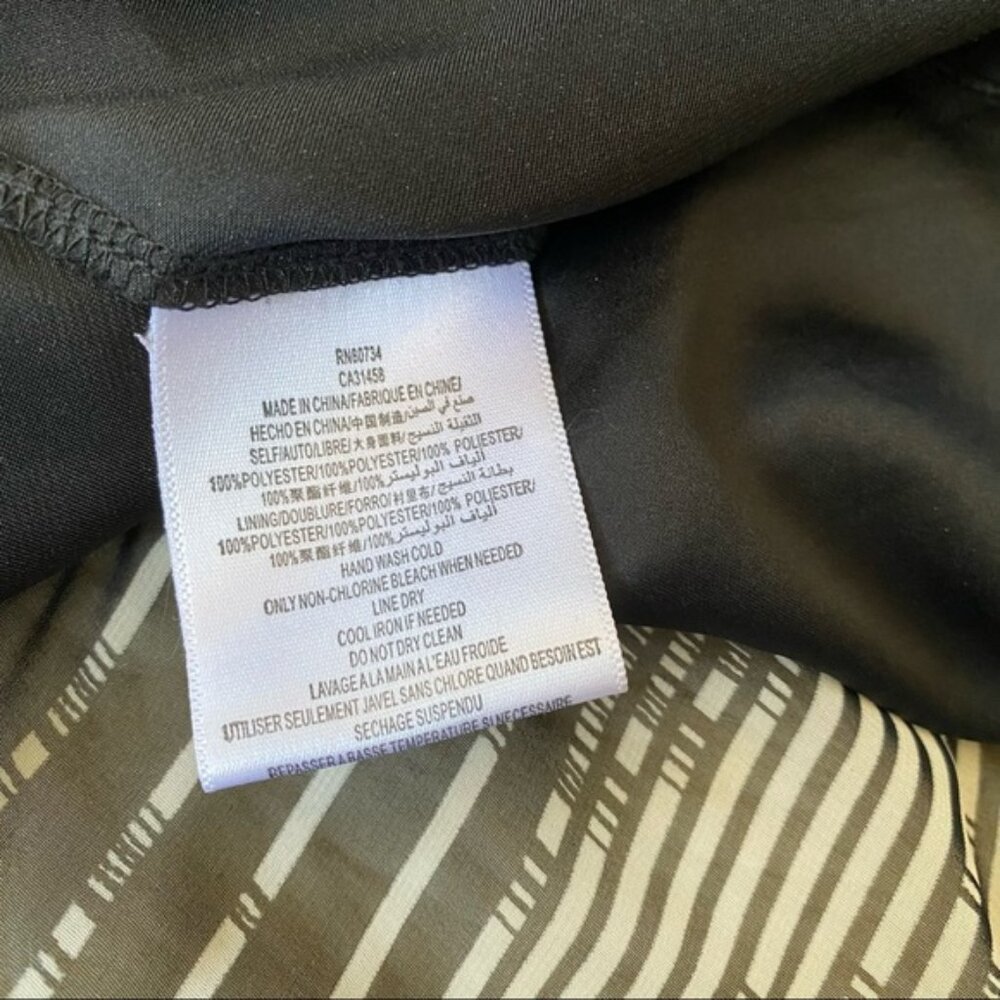 Max And Cleo Patterned Strapless Chiffon Dress Fl… - image 6